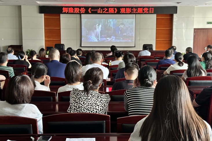 辉隆股份党委组织开展《一山之隔》观影主题党日